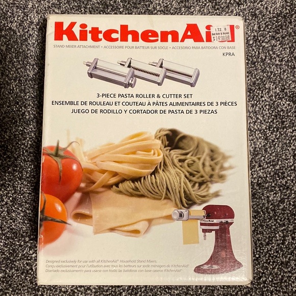 KitchenAid Kitchen Kitchen Aid 3piece Pasta Roller Cutter Set